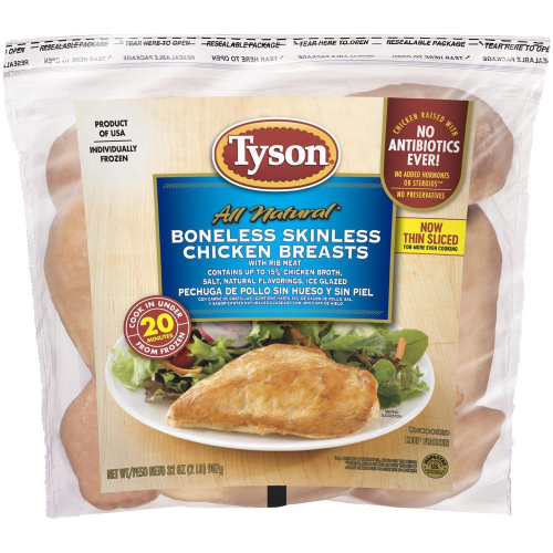Tyson Boneless Skinless Chicken Breast, 32 oz