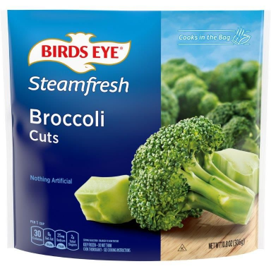 Birds Eye Steamfresh Broccoli Cuts, Frozen Vegetable, 10.8 OZ