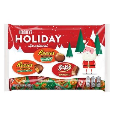 HERSHEY Mystery Shapes Chocolate Holiday Candy, 10.92 oz