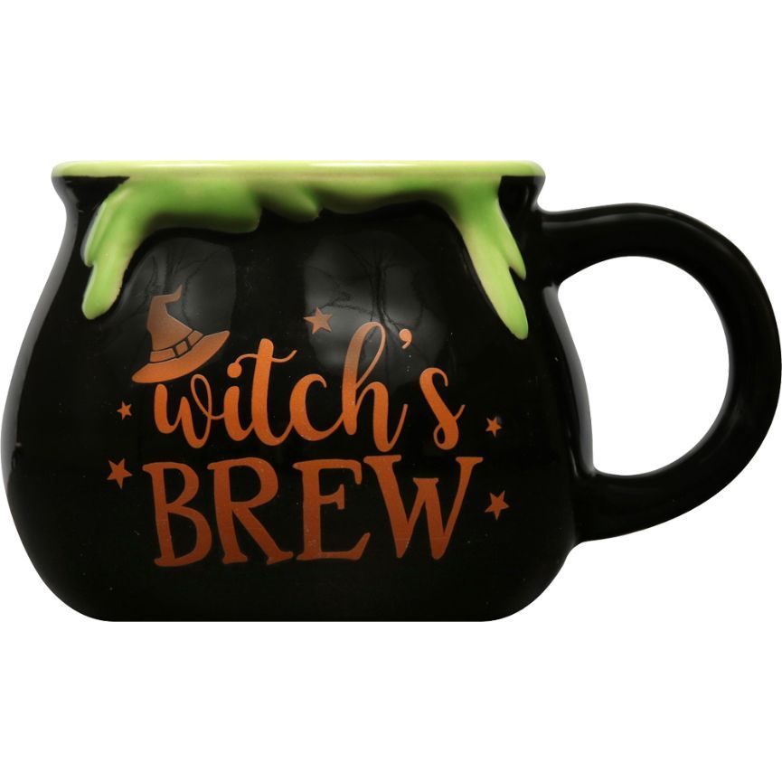 Halloween Witch Cauldron Mug - Assorted