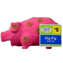 Forever Pals Big Pig Dog Toy