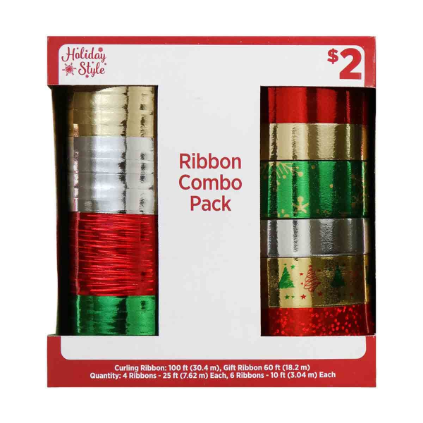 Ribbon Combo Box - Assorted, 160 ft