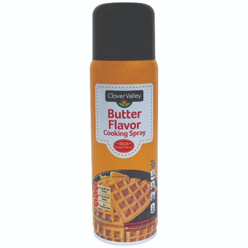 Clover Valley Butter Flavored Cooking Spray, 6 Oz.
