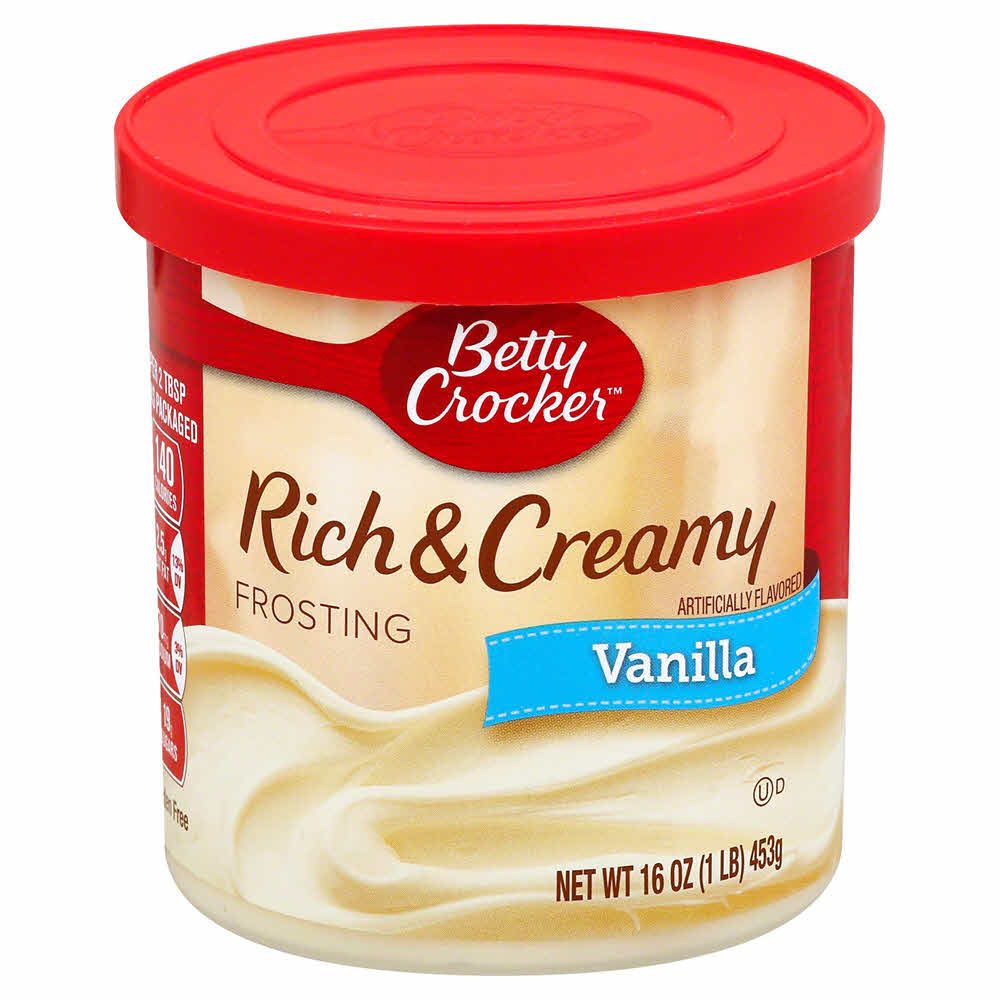 Betty Crocker Vanilla Rich & Creamy Frosting, 16 oz