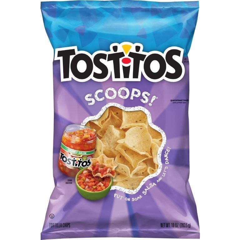 Tostitos Scoops Tortilla Chips 10 Oz Bag