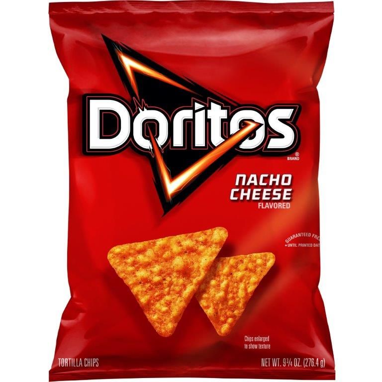 Doritos Nacho Flavored Tortilla Chips, 9.75 oz