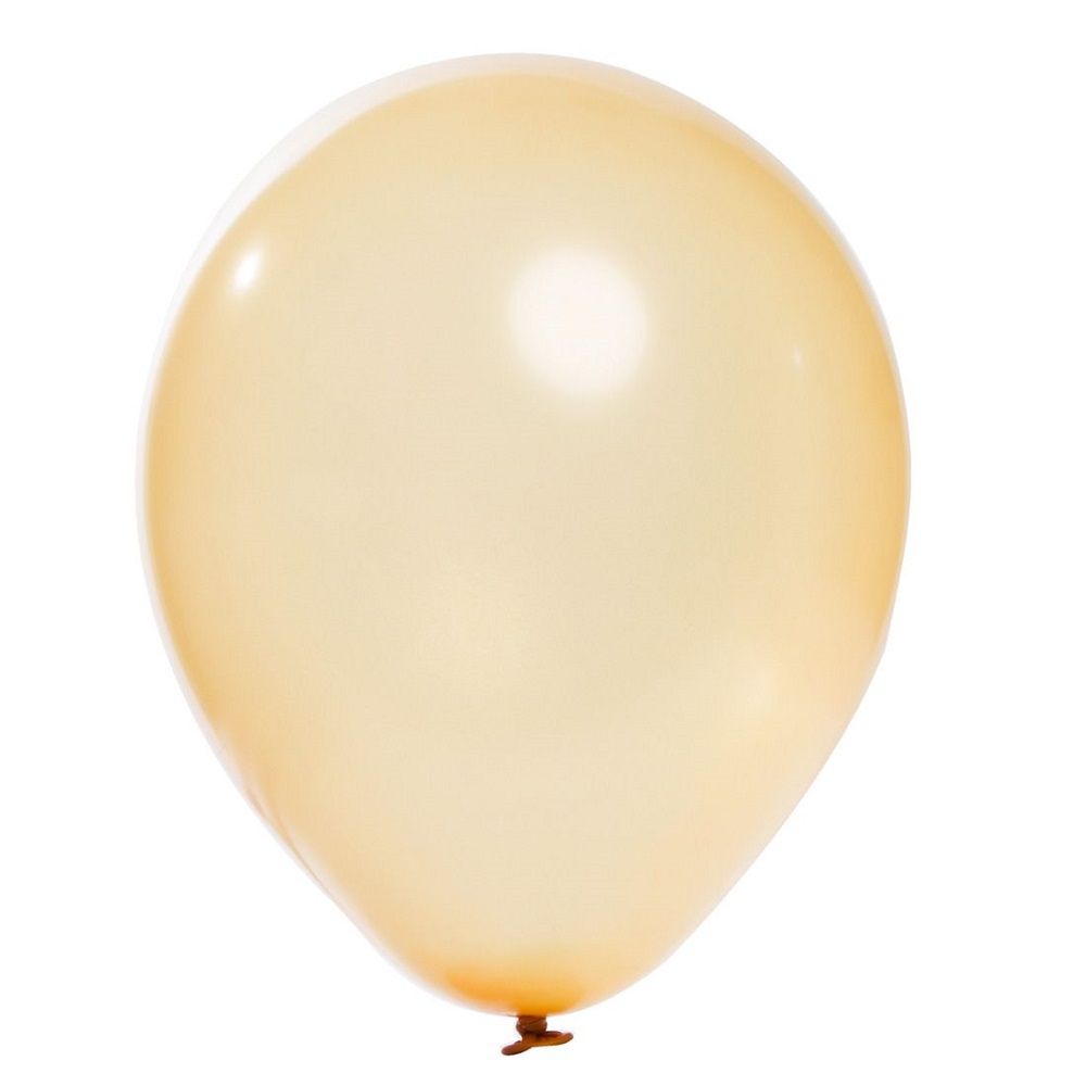 321 Party! Latex Pearlized Gold Balloons, 12 ct