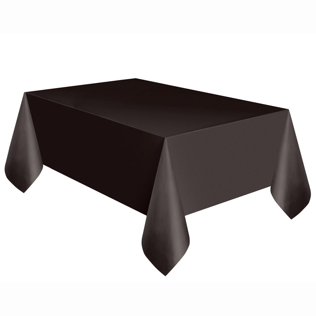 321 Party! Plastic Tablecover, Black