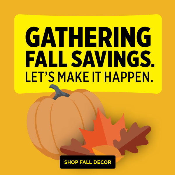 Shop Fall Decor, Entertaining, Tailgating, Beauty and more!