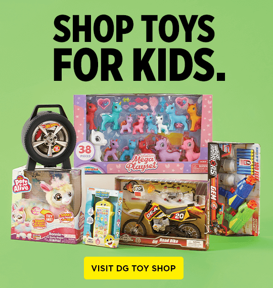 Shop incredible savings on toys this holiday season, shop now at Dollar General