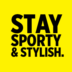 stay sporty and stylish