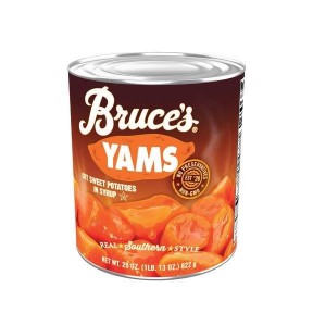 Bruce's Yams Cut Sweet Potatoes in Syrup, 29 oz.