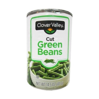 Clover Valley Cut Green Beans, 14.5 Oz.