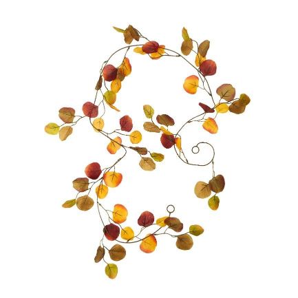 Perfect Harvest Artificial Leaf Garland - Assorted, 6 ft