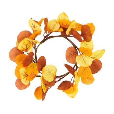 Perfect Harvest Artificial Leaf Wreath - Assorted