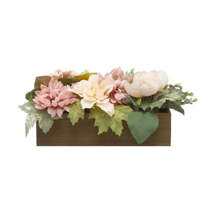 Perfect Harvest Window Box Floral Arrangement - Assorted