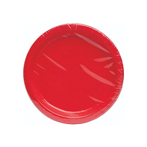 Serve your party foods with a side of bold color using our Red Party Plates. This pack of 16 red plates is ideal for setting the table in style at your special event. Our USA-made paper plates are sturdy enough to dish out any party meal. These 9-inch red paper plates are the perfect size for serving pizza or sandwiches. Best of all, you can throw these disposable plates away when the party's over for a quick and easy cleanup. Save Time. Save Money. Every day! Throw your party for less with all our affordable red party supplies at Dollar General.