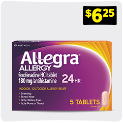 Shop Allegra Allergy 24 Hr Relief