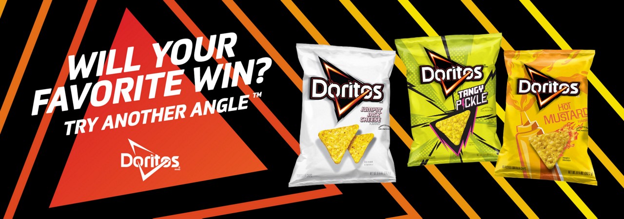 Doritos Pick A Flavor Footer
