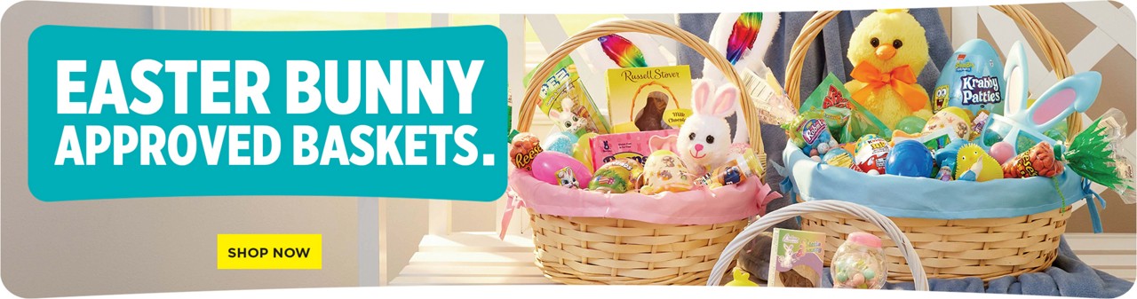 Easter Baskets Desktop Banner