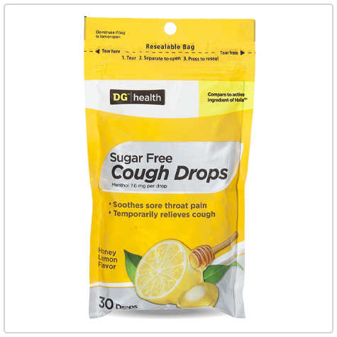 DG Health Sugar Free Cough Drops